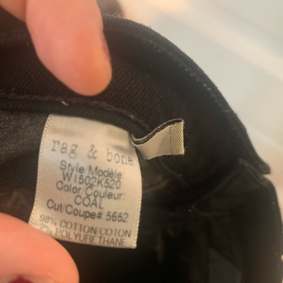 rag & bone straight leg jeans, size 26 - Picture 6 of 6